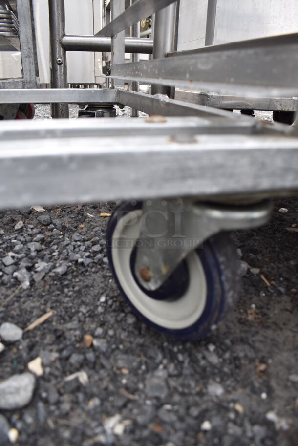 Metal Commercial Pan Transport Rack on Commercial Casters. 20.5x26x70 - Image 4 of 4
