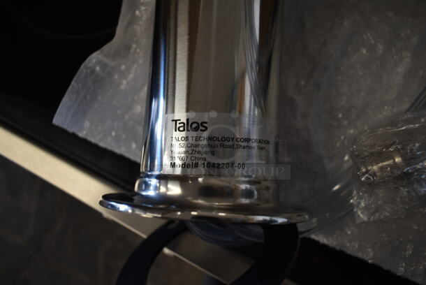 BRAND NEW SCRATCH AND DENT! Talos 1042204-00 Stainless Steel Commercial 2 Tap Beer Tower. Stock Picture - Cosmetic Condition May Vary.  - Image 8 of 8