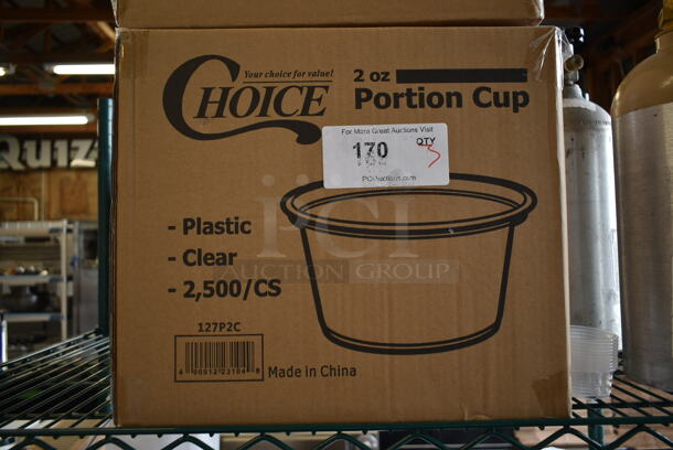 3 Boxes of BRAND NEW! Choice 127P2C 2 oz Portion Cups. 3 Times Your Bid! - Image 3 of 4