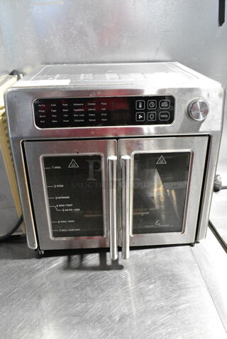 Emeril Lagasse FAFO-001 Stainless Steel Countertop French Door Air Fryer Oven. 120 Volts, 1 Phase. Tested and Working!