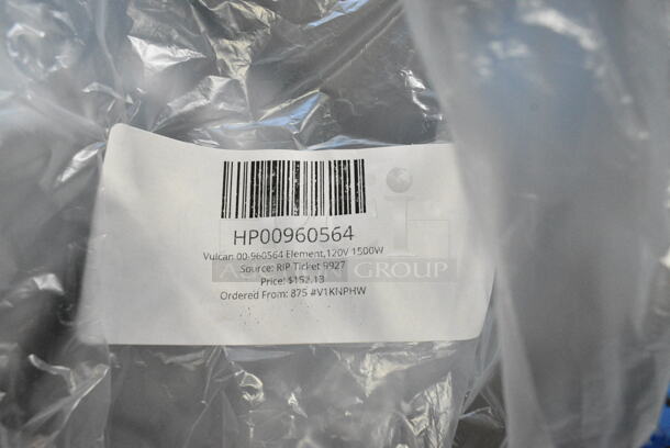 4 BRAND NEW SCRATCH AND DENT! Items Including HP0049998300 Vulcan 00-499983-000G1 Thermostat, 901498025 Vulcan 00-498025 Valve, Baso Pilot Safety, HP00960564 Vulcan 00-960564 Element,120V 1500W, HP00810071 Vulcan 00-810071 Thermostat. 4 Times Your Bid!  - Image 8 of 10