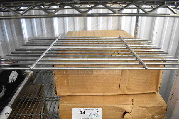 ALL ONE MONEY! Lot of Metal Grate and 2 Boxes of Red Driver Pads for Floor Scrubber.  - Image 3 of 5