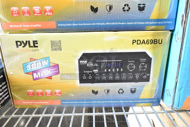 7 IN ORIGINAL BOX! Items Including Pyle PNX8BK Microphone, Masingo Karaoke Machine, 3 Pyle PDA69BU Digital Karaoke Amplifier. 7 Times Your Bid!  - Image 7 of 8