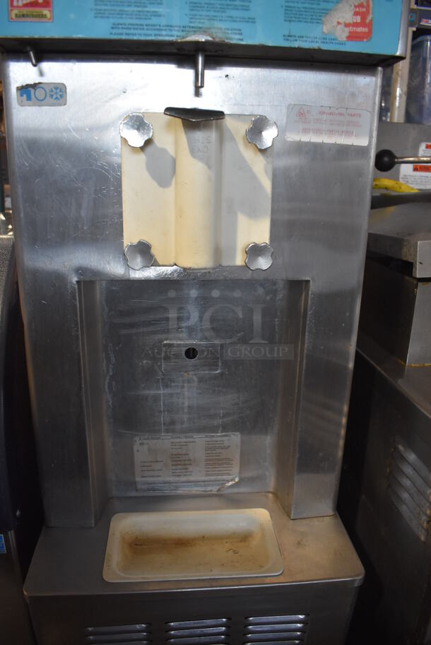 Taylor 358-33 Stainless Steel Commercial Floor Style Single Flavor Soft Serve Ice Cream Machine on Commercial Casters. 208-230 Volts, 3 Phase. 16x32x57 - Image 6 of 6