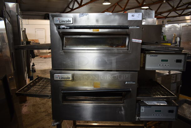 2 2015 Lincoln Impinger 1132-002-U-K1841 Stainless Steel Commercial Electric Powered Conveyor Pizza Oven on Commercial Casters. 208 Volts, 3 Phase. 2 Times Your Bid! - Image 2 of 9