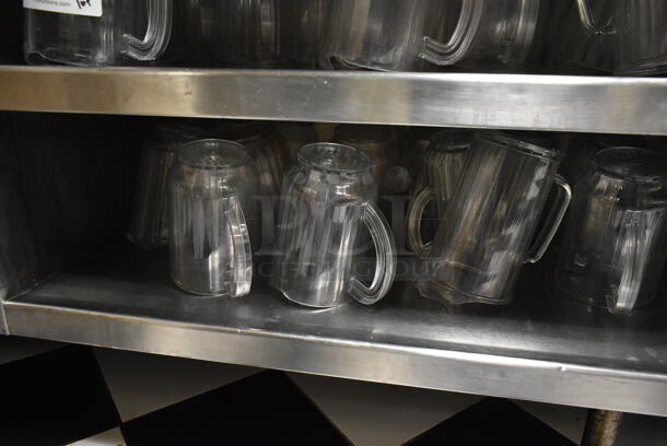 ALL ONE MONEY! Lot of Items on 2 Under Shelves Including Poly Pitchers. (ice room) - Image 5 of 5