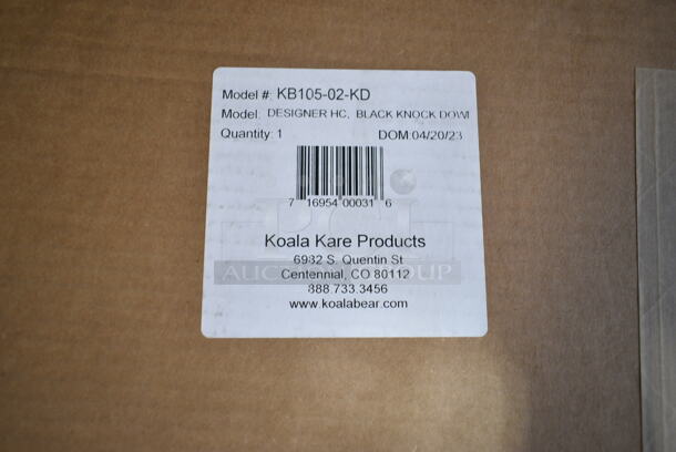ALL ONE MONEY! Lot of 190FG53YBOLT Blodgett 5779 Equivalent 5" Swivel Plate Caster, Matfer Bourgeat Imperia 12 Count Ravioli Mold, Koala Kare KB105-02-KD Black Designer High Chair - Unassembled. - Image 8 of 8