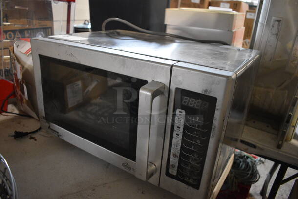 Amana Stainless Steel Commercial Microwave Oven. 20x14x12 - Image 2 of 3