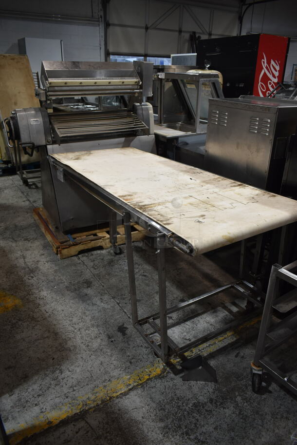 Seewer Rondo SMK 64 Metal Commercial Floor Style Reversible Dough Sheeter. 240 Volts, 1 Phase.  - Image 2 of 8