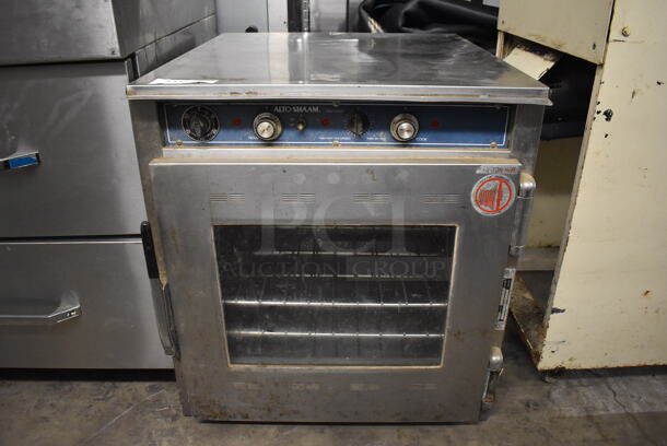 Alto Shaam Stainless Steel Commercial Cook N Hold Cabinet. 208-240 Volts, 1/3 Phase. 26x30x49. Cannot Test Due To Cut Power Cord