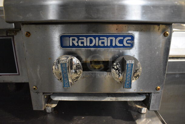 Radiance Model TAHP-12-2 Stainless Steel Commercial Countertop Natural Gas Powered 2 Burner Range. 32,000 BTU. 12x30x12 - Image 2 of 5