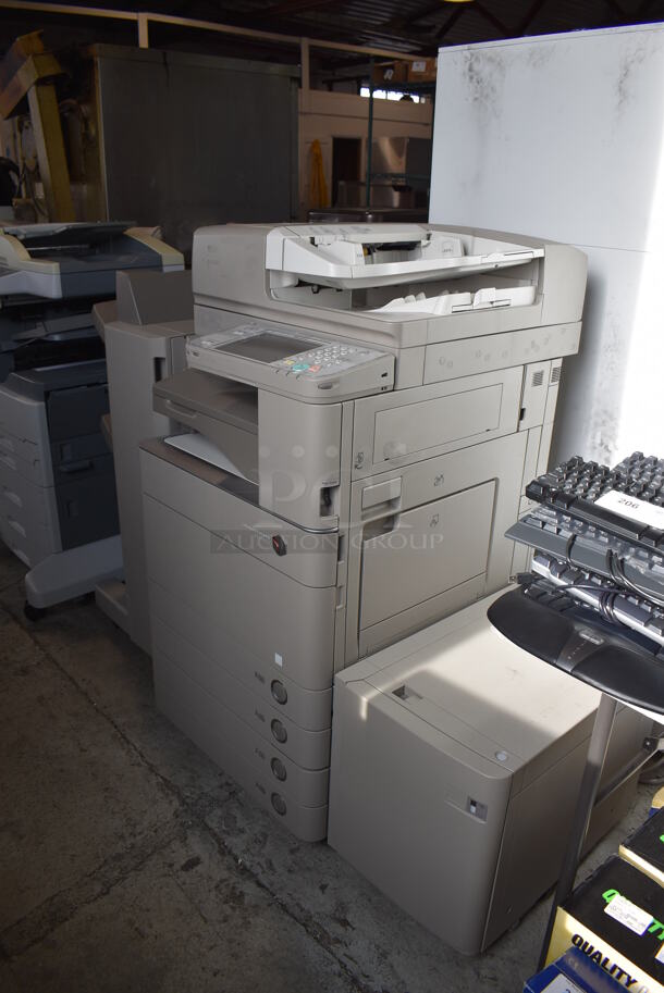 HP LaserJet M5035 MFP Floor Style Printer w/ Paper Stapler Stacker Attachment. 100-127 Volts, 1 Phase. Includes 29x29x47 - Image 3 of 12