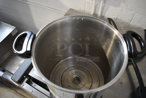 Hamilton Beach Chrome Finish Coffee Urn. 16x14x17 - Image 3 of 3