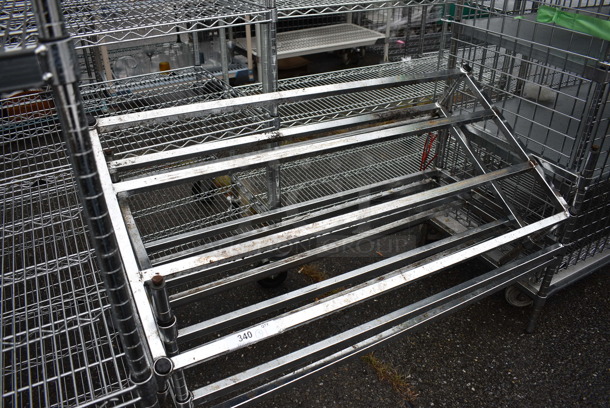 3 Metal Dunnage Racks. 48x24x14. 3 BUYER MUST DISMANTLE. PCI CANNOT DISMANTLE FOR SHIPPING. PLEASE CONSIDER FREIGHT CHARGES. - Image 2 of 3