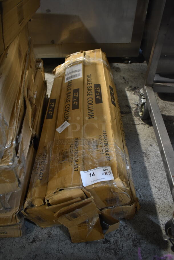 5 BRAND NEW Boxes of Lancaster Table & Seating 164STBCOL437 Table Base and Column. 5 Times Your Bid! - Image 1 of 7