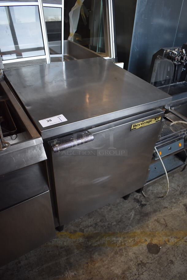Beverage Air WTR27 Stainless Steel Commercial Single Door Undercounter Cooler. 115 Volts, 1 Phase. Tested and Working! - Image 3 of 6
