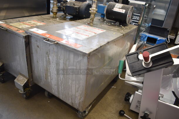 402 Stainless Steel Commercial Portable Oil Filtration System on Commercial Casters. 115/230 Volts, 1 Phase.  - Image 2 of 9