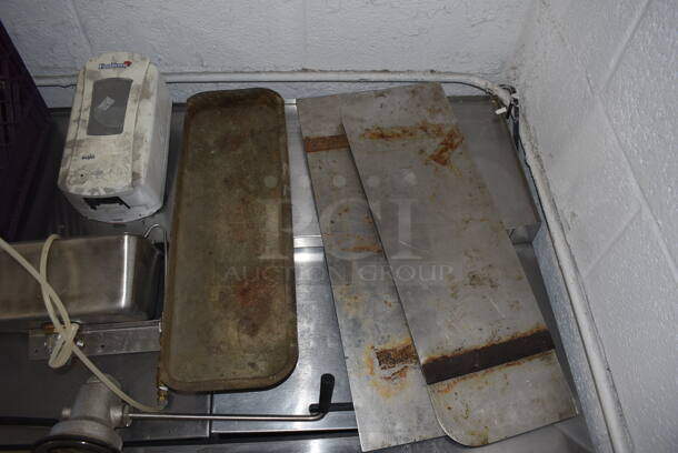 ALL ONE MONEY! Lot of Various Items Including Metal Pieces, Sink Drains and Dipwell - Image 2 of 5