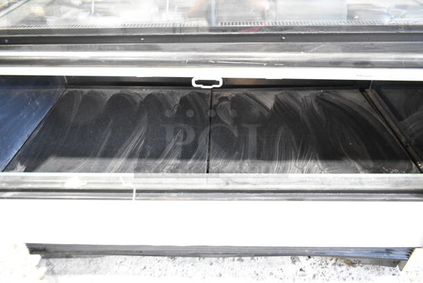 Structural Concepts Oasis HMBC5 Metal Commercial Floor Style Black 63" Refrigerated Dual Service Merchandiser Case. 115/230 Volts, 1 Phase.  - Image 3 of 6