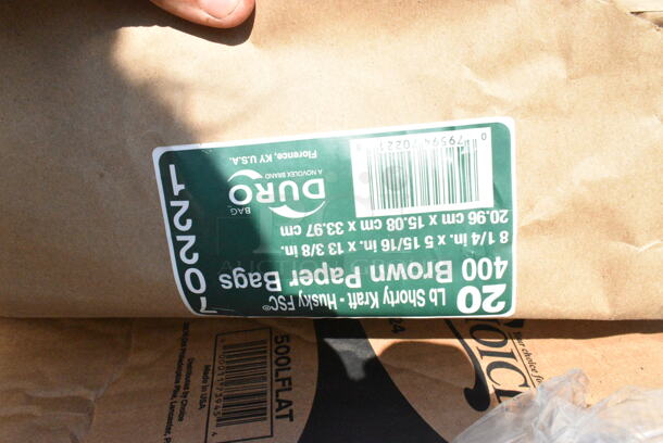 26 BRAND NEW Boxes Including 127CH4F Choice 24 oz. Clear RPET Tall Hinged Deli Container - 200/Case, 2 Box 127CH24F Choice 24 oz. Clear RPET Tall Hinged Deli Container - 200/Case, 500LDOME Choice 9 oz., 12 oz., 16 oz., 20 oz., 24 oz. Clear Dome Lid with 1" Hole - 1000/Case, 245CB12WHITE Choice 12" x 12" x 2" White Customizable Corrugated Plain Pizza Box - 50/Bundle, 245CB12PLN Choice 12" x 12" x 2" Kraft Customizable Corrugated Plain Pizza Box - 50/Case, 346BKFSNSPM Choice Medium Weight Black Wrapped Plastic Cutlery Set with Napkin and Salt and Pepper Packets - 250/Case, 500LFLAT Choice Clear Flat Lid with Straw Slot - 9, 12, 16, 20, and 24 oz. - 1000/Case, 760IC12W Choice 12 oz. White Paper Frozen Yogurt / Food Cup - 1000/Case. 26 Times Your Bid!  - Image 10 of 12
