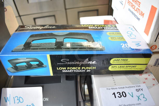 3 BRAND NEW SCRATCH AND DENT! Items; Epson M188B Receipt Printer, Swingline 74133 Smarttouch 20 Low Force Punch, Swingline GBC 1703072 Fusion 1000L 9" Laminator. 3 Times Your Bid! - Image 6 of 9