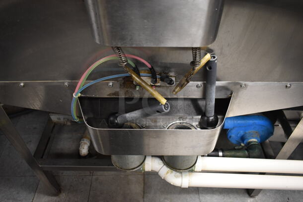 Rykoff Sexton RY-2 Stainless Steel Commercial Double Straight Pass Through Dishwasher. Goes GREAT w/ Lots 36 and 38! 120 Volts, 1 Phase. BUYER MUST REMOVE. Tested and Working! (dish room) - Image 7 of 11