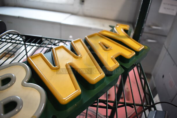 Subway Light Up Sign - Image 3 of 4