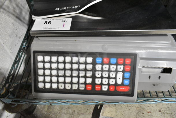 BRAND NEW SCRATCH AND DENT! Torrey W-LABEL40LP 40 lb. WiFi Price Computing Scale with Thermal Label Printer,. 120 Volts, 1 Phase. Tested and Working! - Image 3 of 9