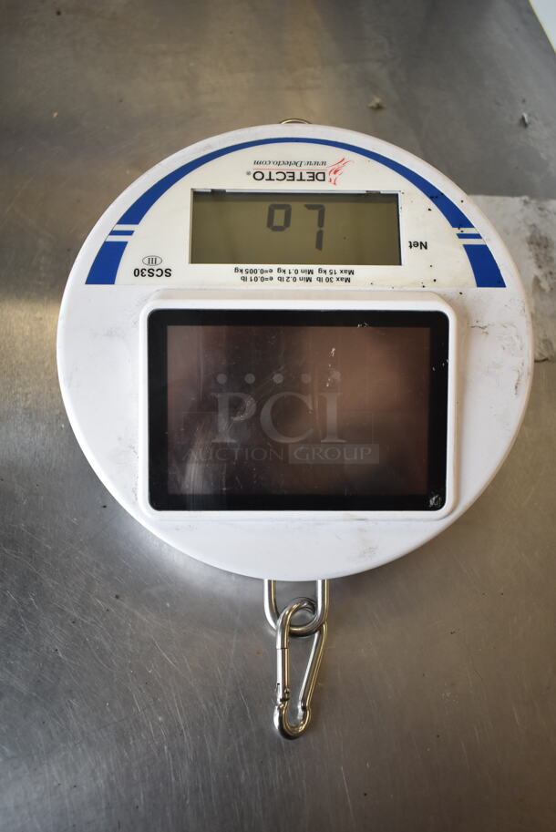 7 Detecto SCS30 30 Pound Capacity Hanging Scale w/ 5 Metal Hanging Bowls. 7 Times Your Bid! - Image 10 of 12