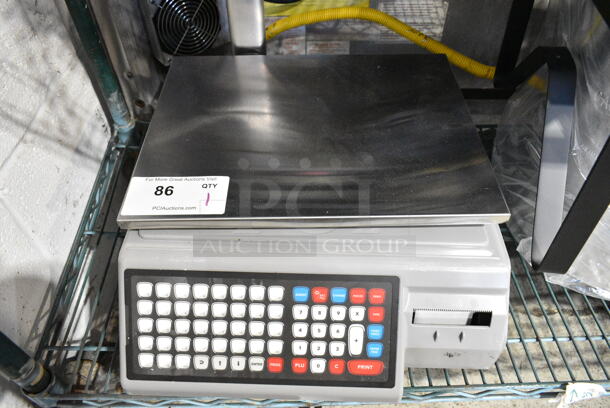 BRAND NEW SCRATCH AND DENT! Torrey W-LABEL40LP 40 lb. WiFi Price Computing Scale with Thermal Label Printer,. 120 Volts, 1 Phase. Tested and Working! - Image 5 of 9