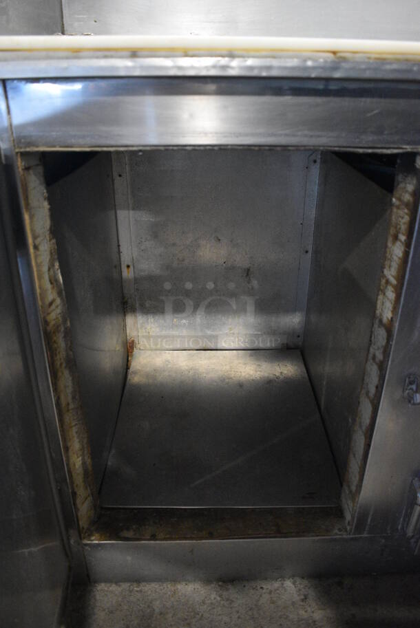 Stainless Steel Commercial Dough Retarder w/ Cutting Board Countertop. 72.5x31x45. Tested and Does Not Power On - Image 6 of 6