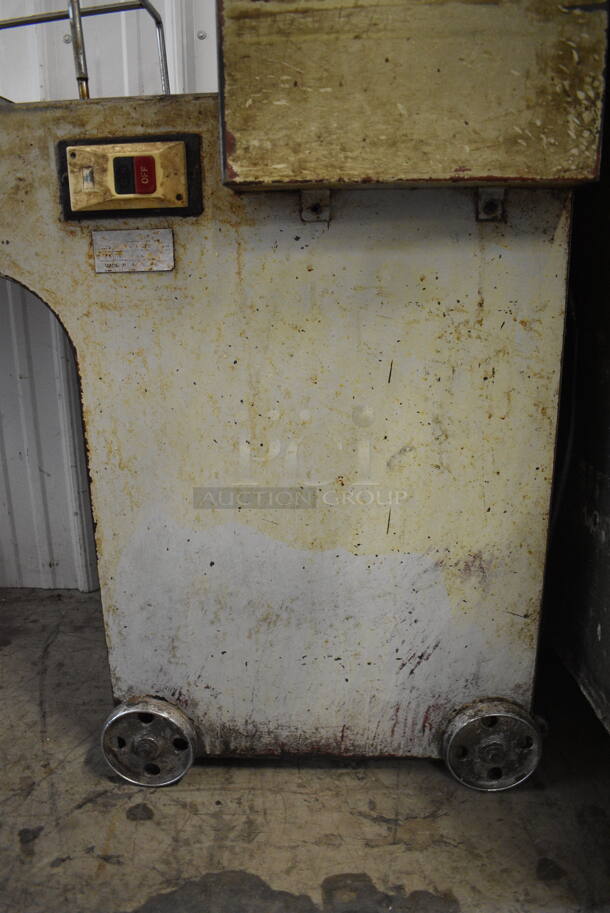 Metal Commercial Floor Style Dough Sheeter. 220 Volts, 1 Phase.  - Image 7 of 8