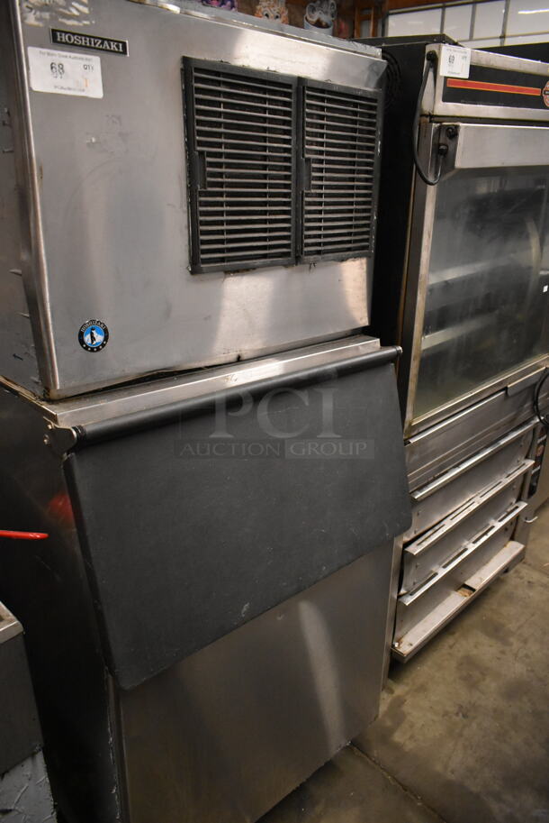 Hoshizaki KML-325MAJ Stainless Steel Commercial Ice Head on Bin. 115 Volts, 1 Phase.  - Image 1 of 6