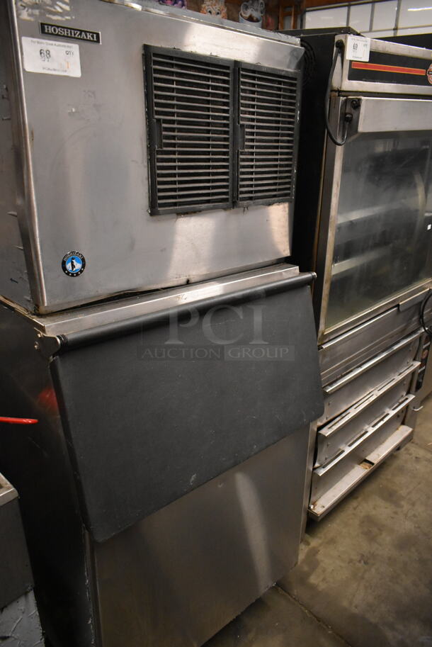 Hoshizaki KML-325MAJ Stainless Steel Commercial Ice Head on Bin. 115 Volts, 1 Phase. - Item #1111659