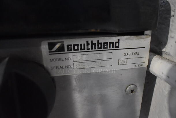 Southbend X336D Stainless Steel Commercial Natural Gas Powered 6 Burner Range w/ Oven and Over Shelf. 37x31x37 - Image 8 of 8