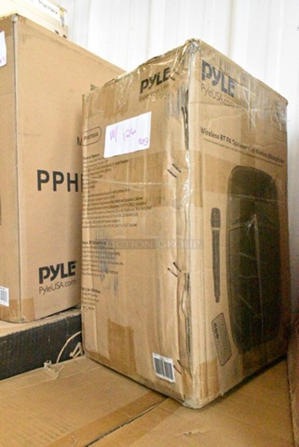 3 Various Items Including 2 Pyle PPHP1044B Portable Bluetooth PA Speaker System 600W Bluetooth Speaker Portable PA System W/ Rechargeable Battery and 1 Pyle PSBT85A 800W Portable Bluetooth PA Speaker 8’’ Subwoofer LED Battery Indicator Lights w/ Built-in Rechargeable Battery. 3 Times Your Bid!  - Image 4 of 6