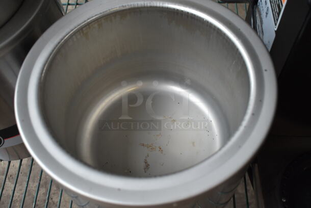 2 APW Wyott RCW-7 Stainless Steel Commercial Countertop Soup Kettle Food Warmer Rethermalizer w/ Drop In and Lid. 120 Volts, 1 Phase. 2 Times Your Bid! Tested and Working! - Image 5 of 10