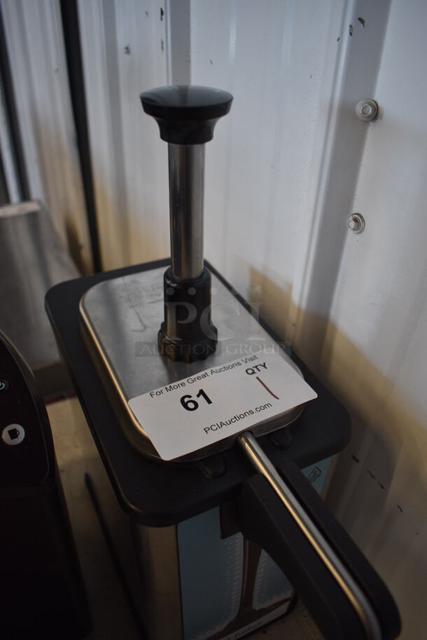 Server EZT-S Stainless Steel Commercial Countertop Topping Holder Dispenser. 120 Volts, 1 Phase. 6x14x18. Tested and Working! - Image 3 of 6