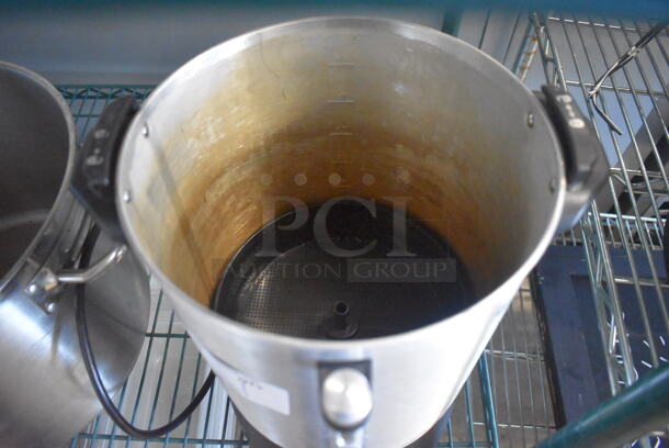 Proctor Silex Metal Countertop Percolating Urn. 12x12x17 - Image 4 of 4