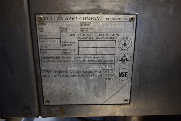 Vulcan Hart 956VX-10100R Stainless Steel Commercial Countertop Natural Gas Powered Flat Top Griddle. - Image 5 of 5