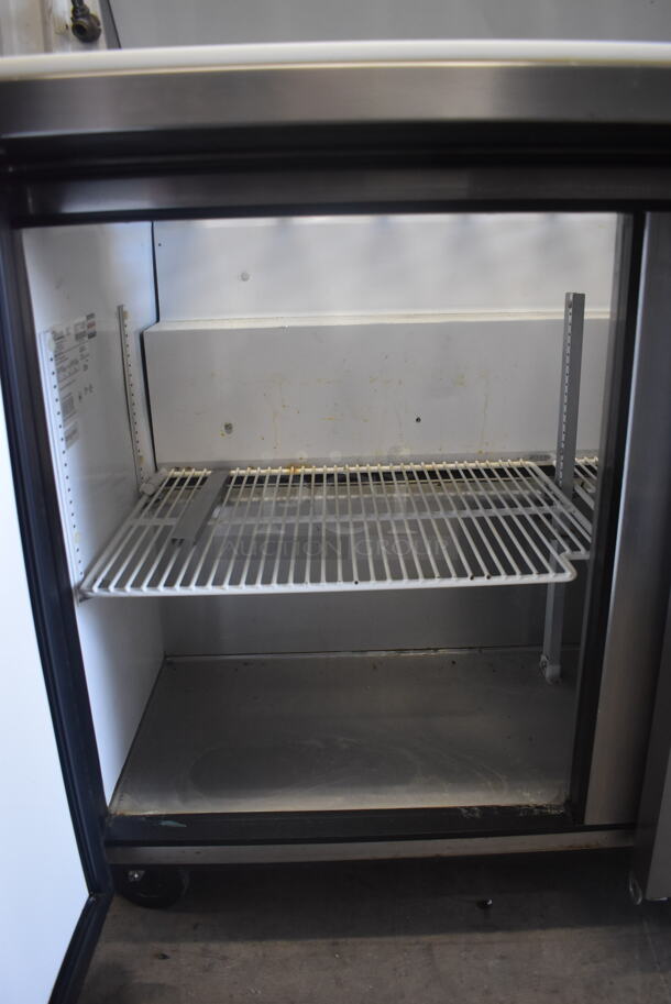 2010 True TSSU-48-12 Sandwich Salad Mega Top Refrigated Prep Table on Commercial Casters. 115 Volt 1 Phase. Tested and Powers On But Does Not Get Cold - Image 6 of 9