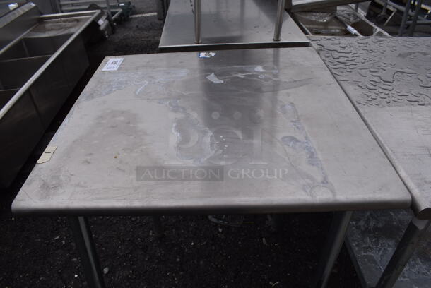 Stainless Steel Commercial Table. 30x30x37 - Image 2 of 3