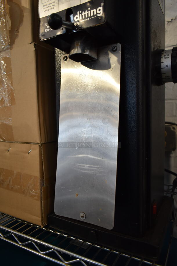 Ditting KR 1293 Metal Commercial Countertop Coffee Bean Grinder. 120 Volts, 1 Phase. Tested and Working!
 - Image 4 of 10
