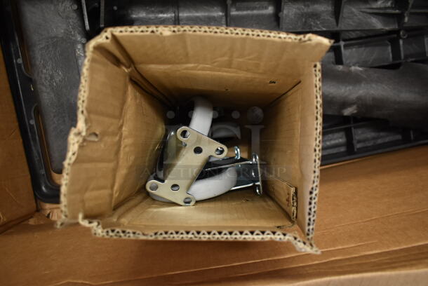 BRAND NEW SCRATCH AND DENT! Rubbermaid Black Poly Trades Cart.  - Image 6 of 6