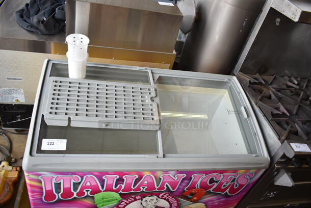 AHT RIO S 125 Metal Commercial Ice Cream Treat Freezer Merchandiser on Commercial Casters. 120 Volts, 1 Phase. Tested and Working! - Image 2 of 12
