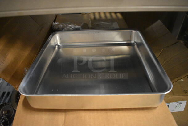 10 BRAND NEW IN BOX! Metal Pans. 10.5x10.5x2. 10 Times Your Bid!
