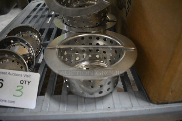 7 Metal Sink Strainers. 5x5x2.5. 7 Times Your Bid! - Image 2 of 3