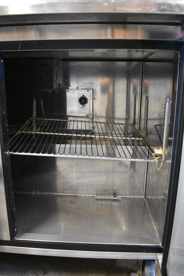 Turbo Air TWR-72SD Stainless Steel Commercial 3 Door Undercounter Cooler on Commercial Casters. 115 Volts, 1 Phase. Tested and Powers On But Does Not Get Cold - Image 4 of 7