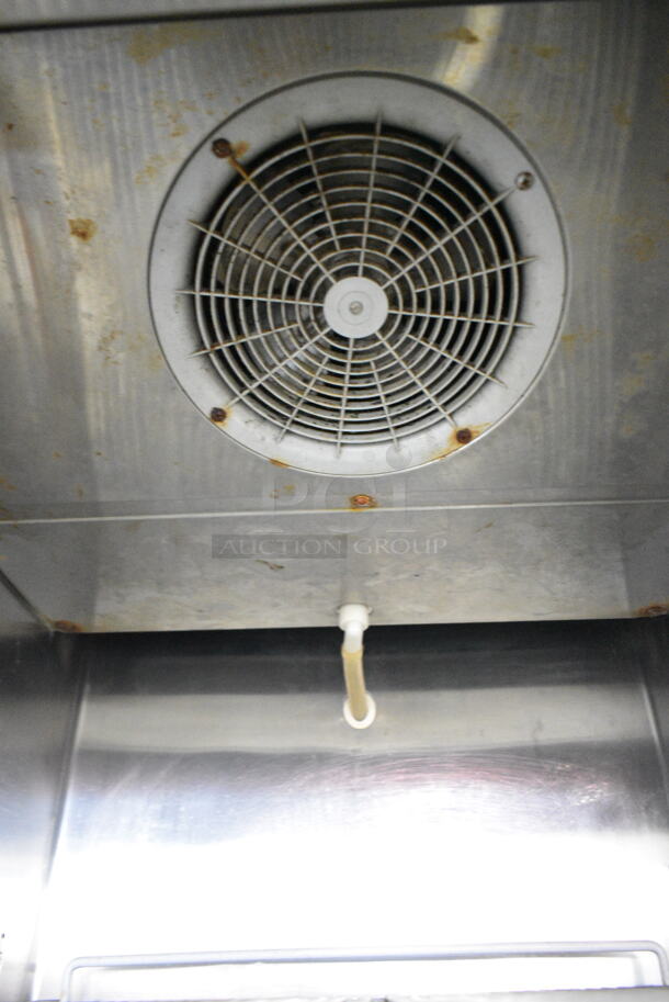 2017 Atosa MBF8505 Stainless Steel Commercial Single Door Reach In Cooler w/ Poly Coated Racks on Commercial Casters. 115 Volts, 1 Phase. Tested and Working! - Image 5 of 6