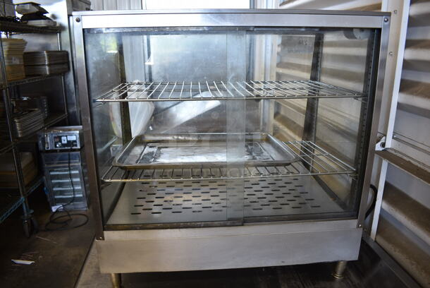 Metal Commercial Countertop Heated Display Case Merchandiser. Tested and Working! - Image 4 of 7
